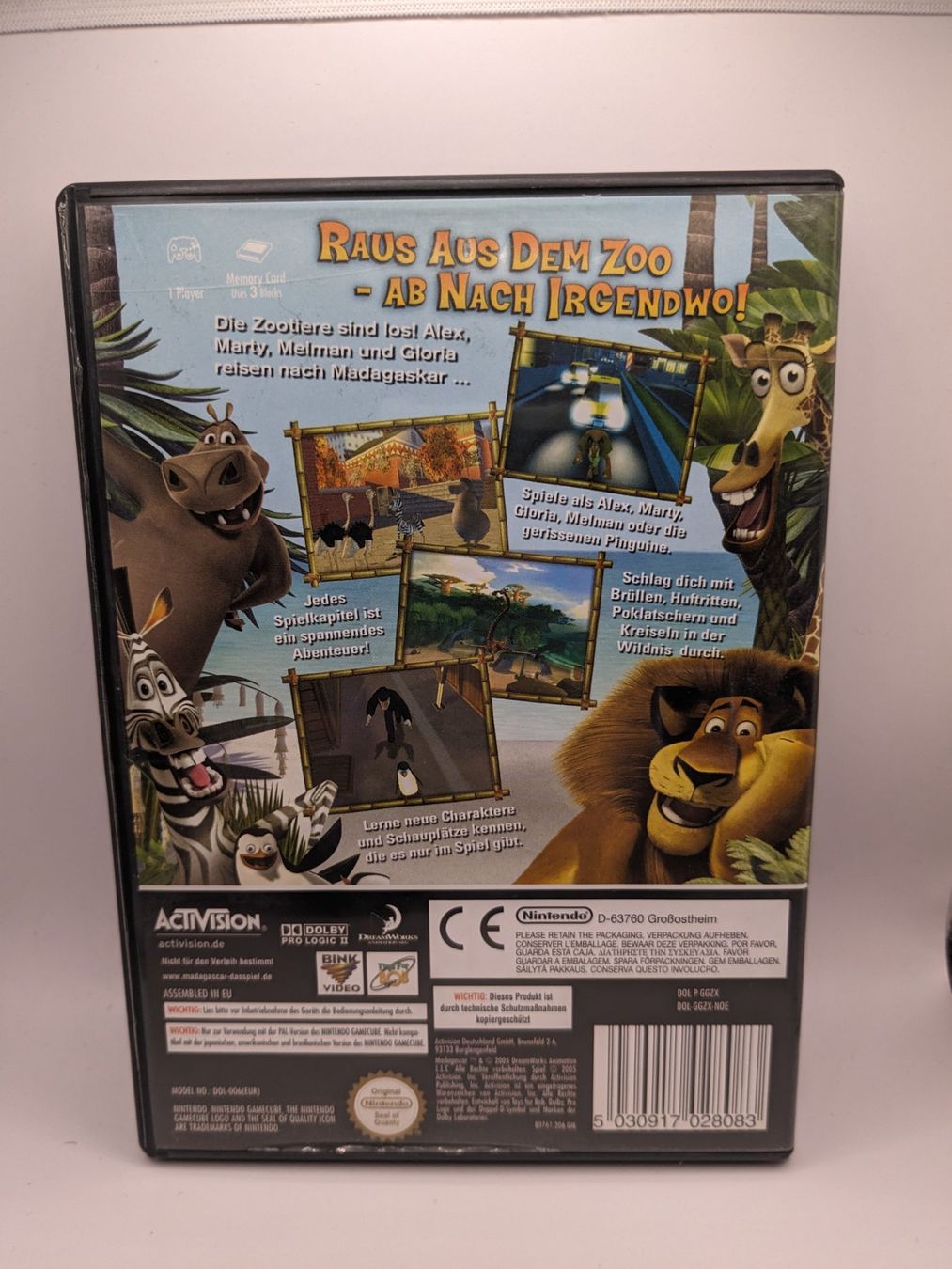 Nintendo Spiele: Madagascar Dreamworks  - Nintendo Gamecube Game – Gebraucht aus Hünenberg See von SpecialEditionGaming 2