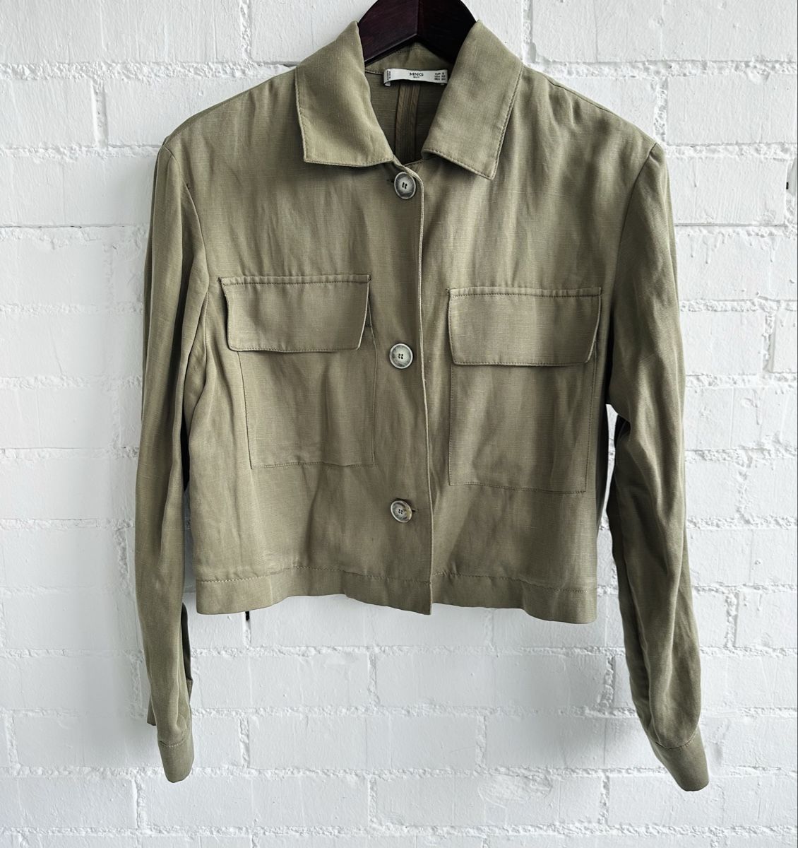 Mango Jacken: Khakifarbene Kurzjacke von Mango / Gr. S – Gebraucht aus Bern von Fraeuleinhonig 2