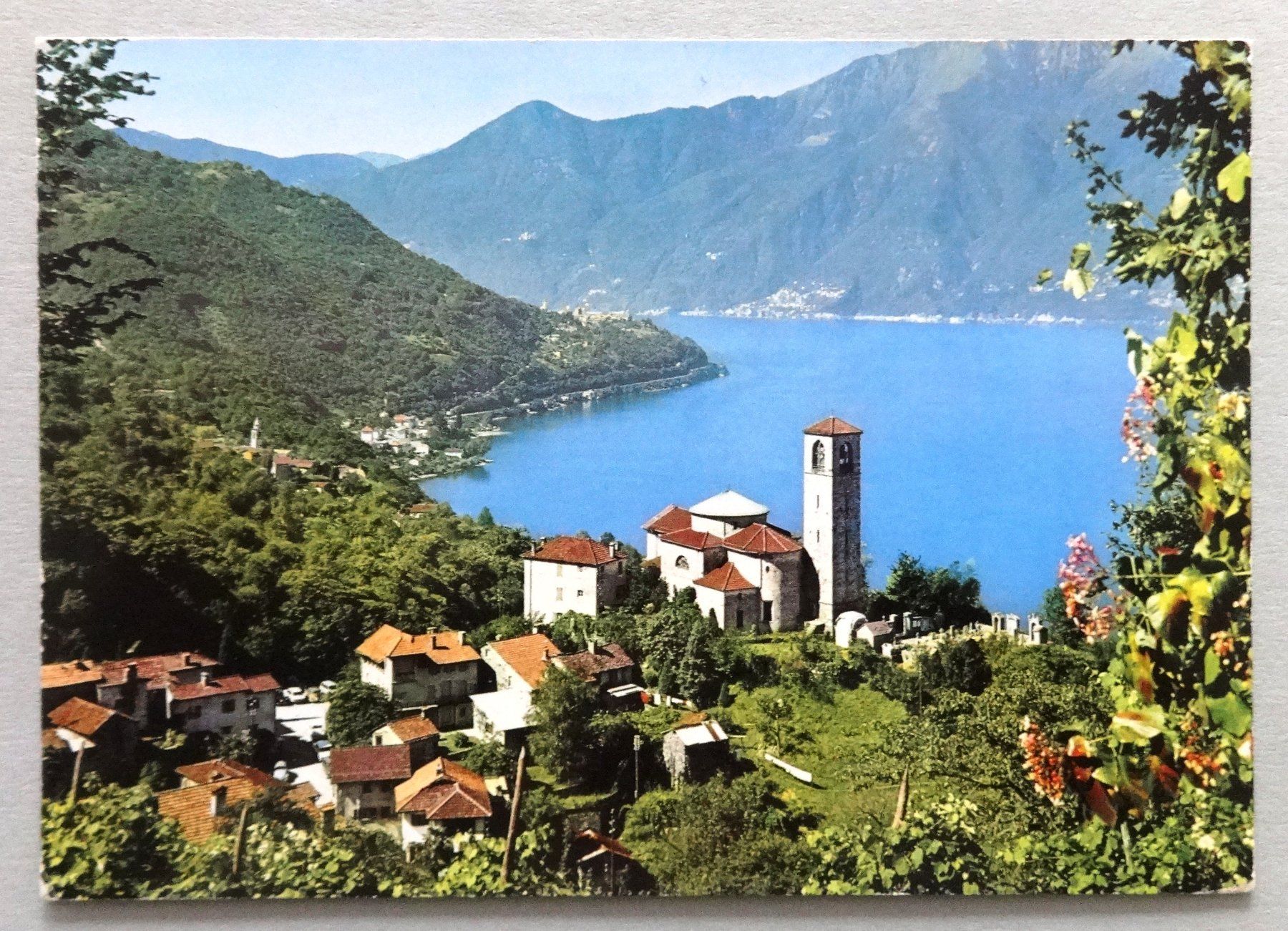 Ansichtskarten: S. Abbondio, Lago Maggiore – Gebraucht aus Fétigny von Billy2miny