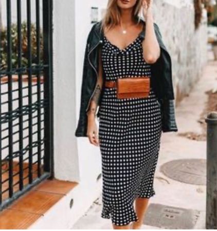 ZARA SlipKleid Polkadott  S schwarz, Viskose, Versand 9.-