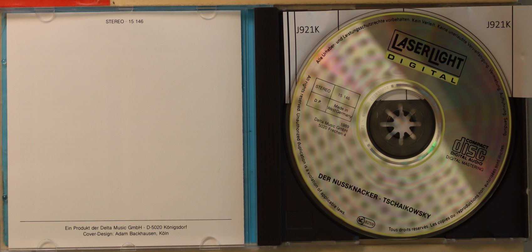 CD: Tschaikowsky – Der Nussknacker – Usato da Luzern venduto da CONTENTI 1