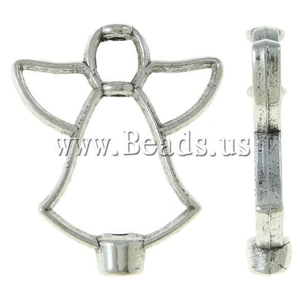 Perle (finte): 5 Engel Perlen 22.5x26.5x5mm Metall – Nuovo (secondo la descrizione) da Alpnachstad venduto da perlengaby 1