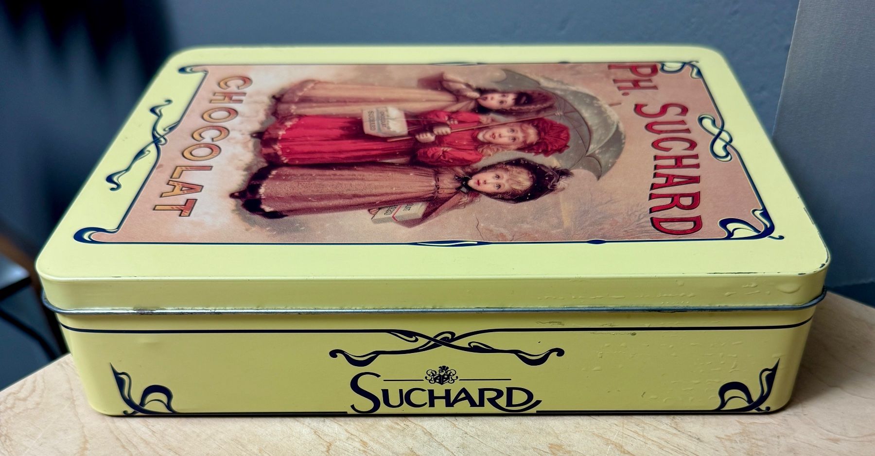 Suchard Sonstige Dekorationen & Accessoires: Ältere Blechdose CACAO SUCHARD Nostalgiedose – Gebraucht aus Rothrist von Luckywinner 3