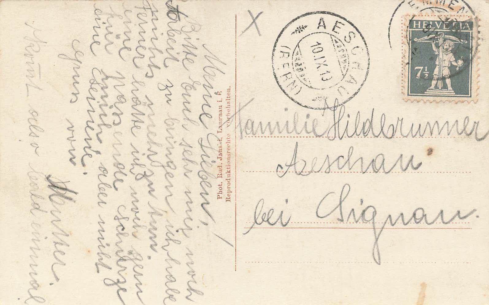 Cartoline postali: Kurhaus Mosbad Emmenmatt – Usato da Biasca venduto da Blenio71 1