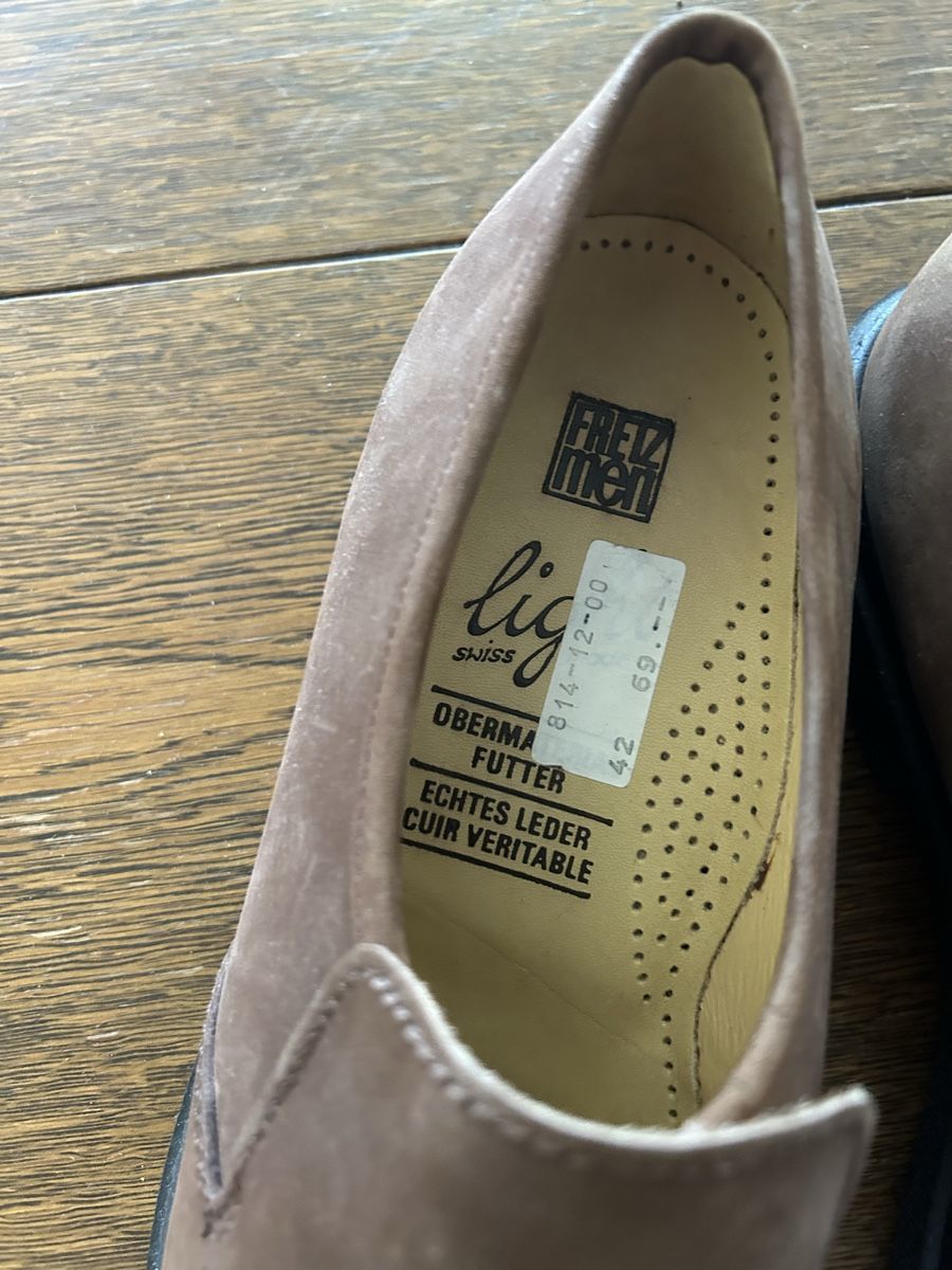 Herrenschuhe: Herren Schuhe Grösse 42 braun Leder – Neu und originalverpackt aus Zürich von famsoldera 2