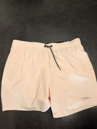 HOLLISTER Guard Swim Trunk Badehose lachs GrösseL Neu (2025)