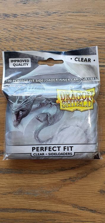 thumbnail image 2 of KMC Dragon Shield Perfect Fit Sideloader Card Sleeves (100ct) For MTG & Pokemon 2 of 6