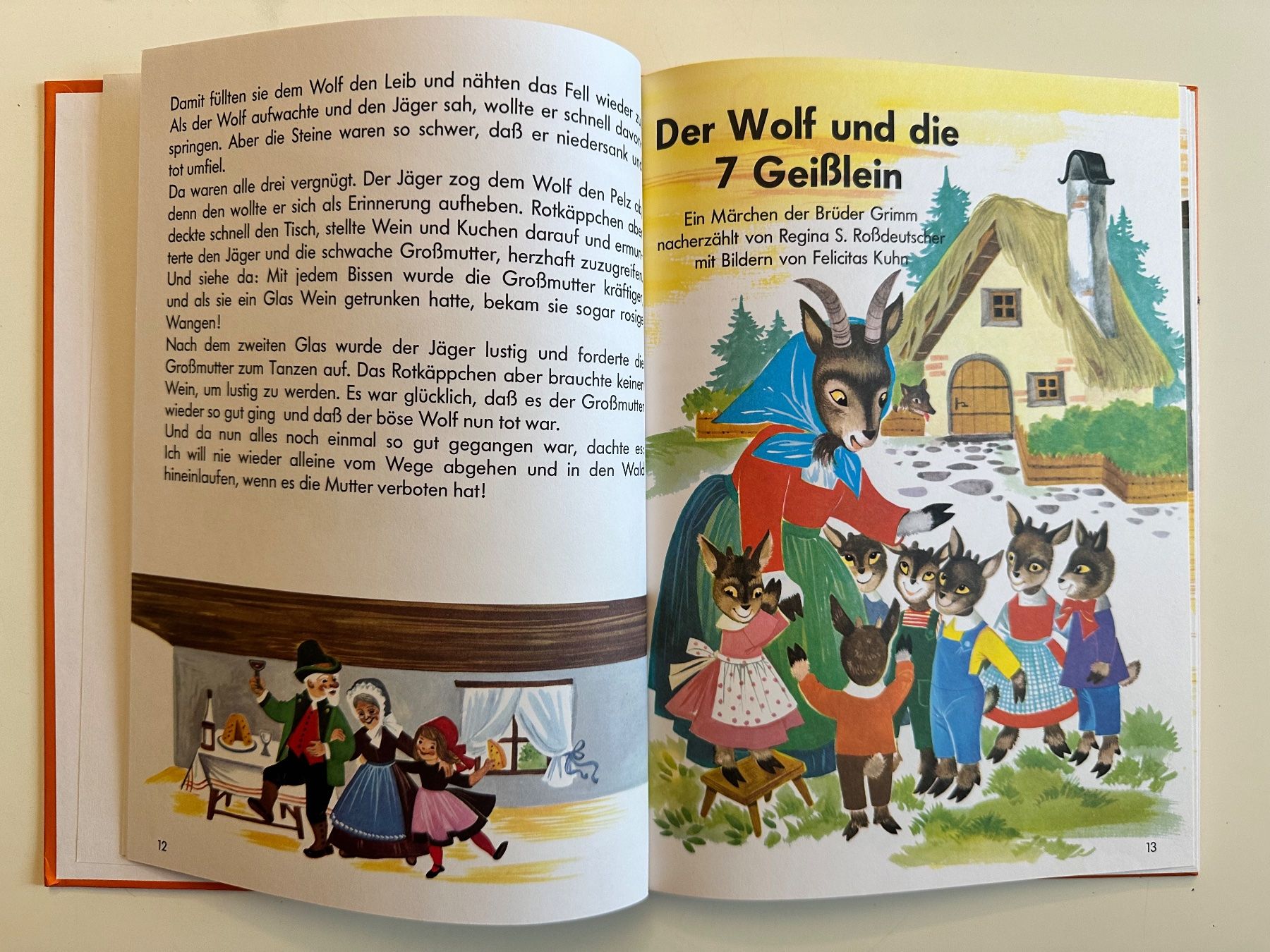 Libri: GRIMMS MÄRCHEN BUCH MIT 7 LIEBEVOLL GESTALTETEN MÄRCHEN – Usato da Münsingen venduto da Ganjam 4