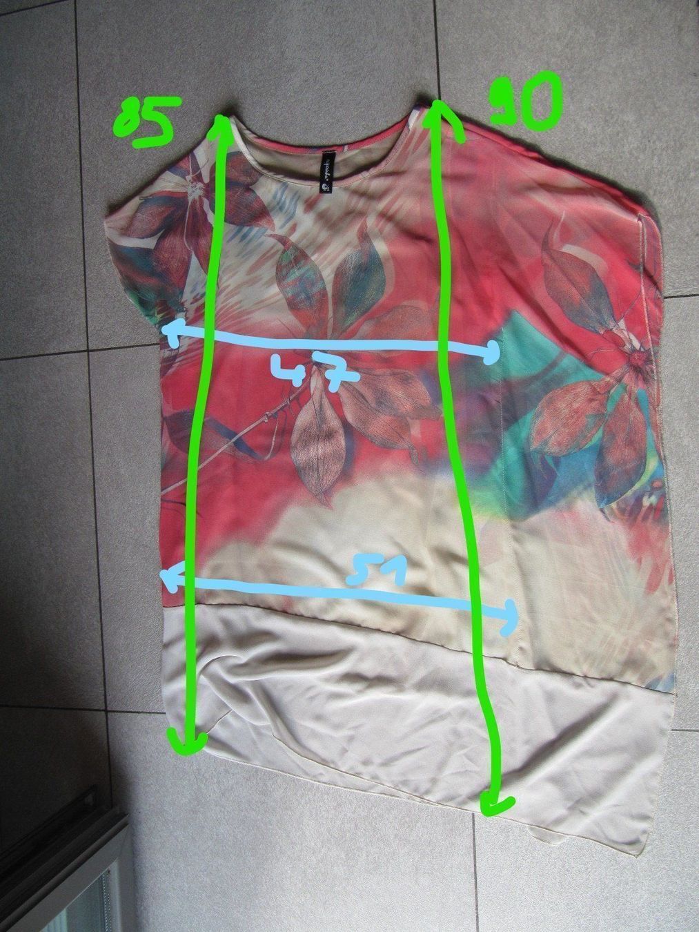 Camicette, T-shirt & Top: tunique été asymétrique Gr. S – Nuovo (secondo la descrizione) da Arbedo venduto da nadia1973 1