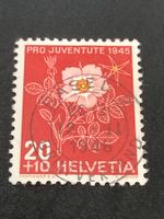 Pro Juventute Alpenheckenrose - ZNr. 115 - Vollstempel Basel