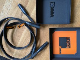 Flaches, elegantes XLR-Kabel Vovox Textura 1m