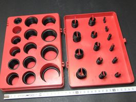 Nitril O-Ring Sortiment, in Kunststoffbox, noch gut befüllt