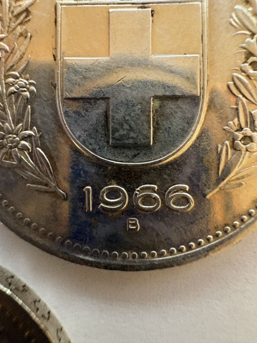 Alle Münzen: 5 CHF 1931/66 / 54 / 37 – Gebraucht aus Murten von Tzaugg 2