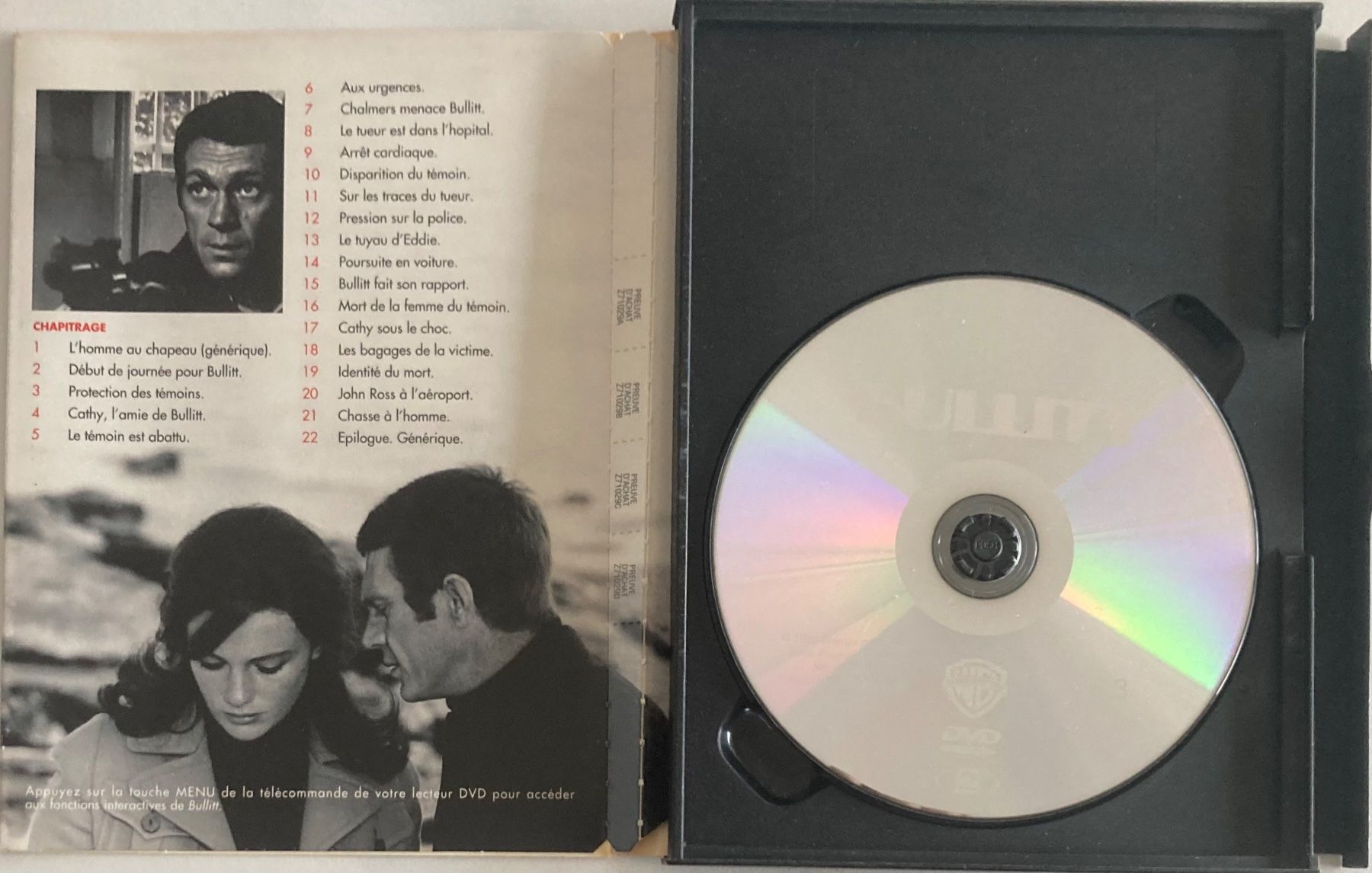 Tutti i DVDs: STEVE MCQUEEN - BULLIT – Usato da Poliez-Pittet venduto da Newtown-Records 2