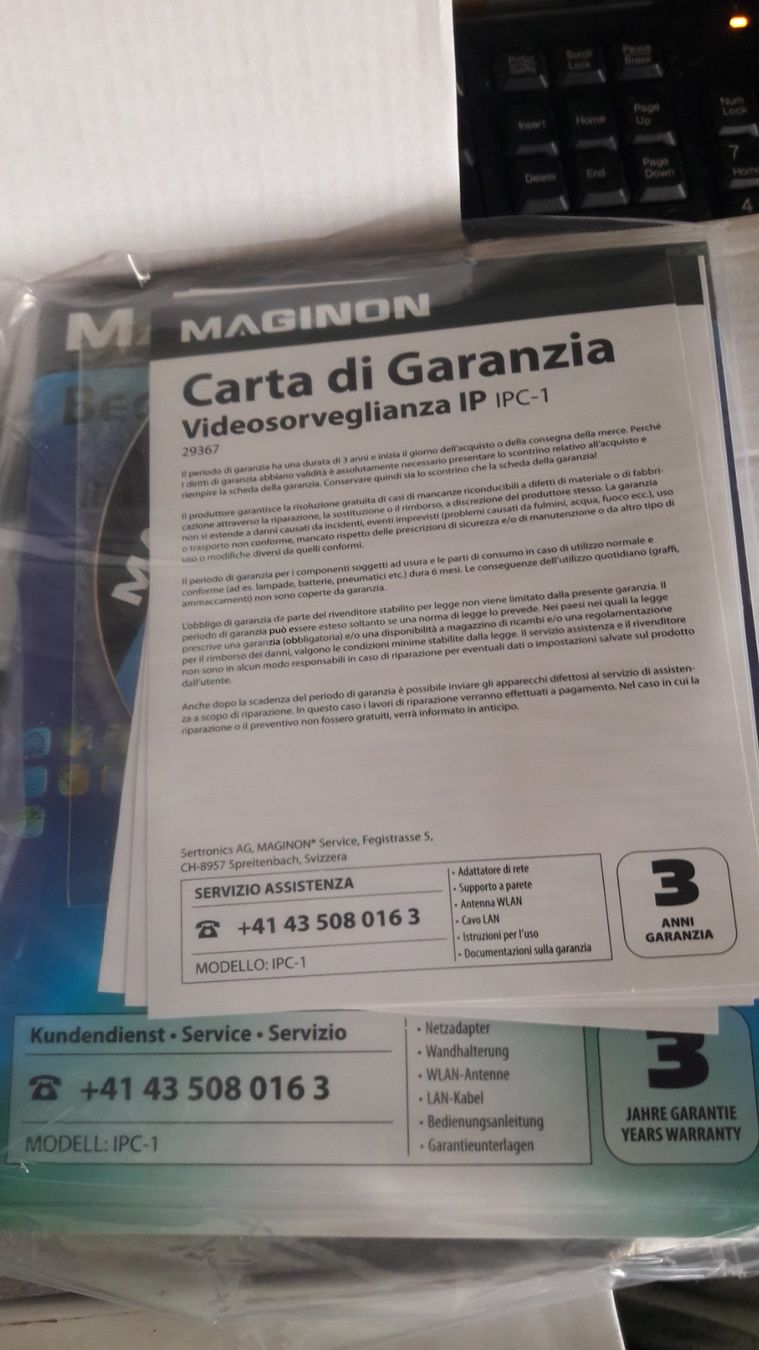 Medion Videocamere: Camera de surveillance Medion sans fil – Nuovo e nell'imballaggio originale da Laufen venduto da Mann455 4