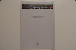 Mercedes-Benz Personenwagenprogramm Prospekt 3 Stück Jg 1997