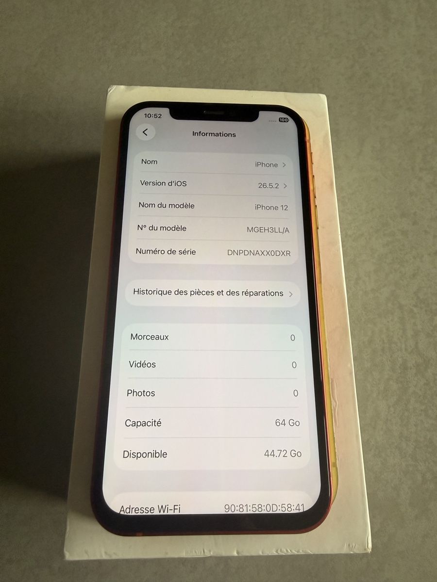 Apple Portables: iPhone 12 RED neuf  – Neuf (Voir description) à Pully par Valoudu42 4