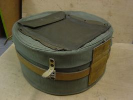 Kabelbox aus Leder / Segeltuch zu Panzer 68 Schweizer Armee