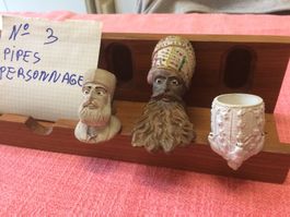 Lot de 3 fourneaux de pipes origine France