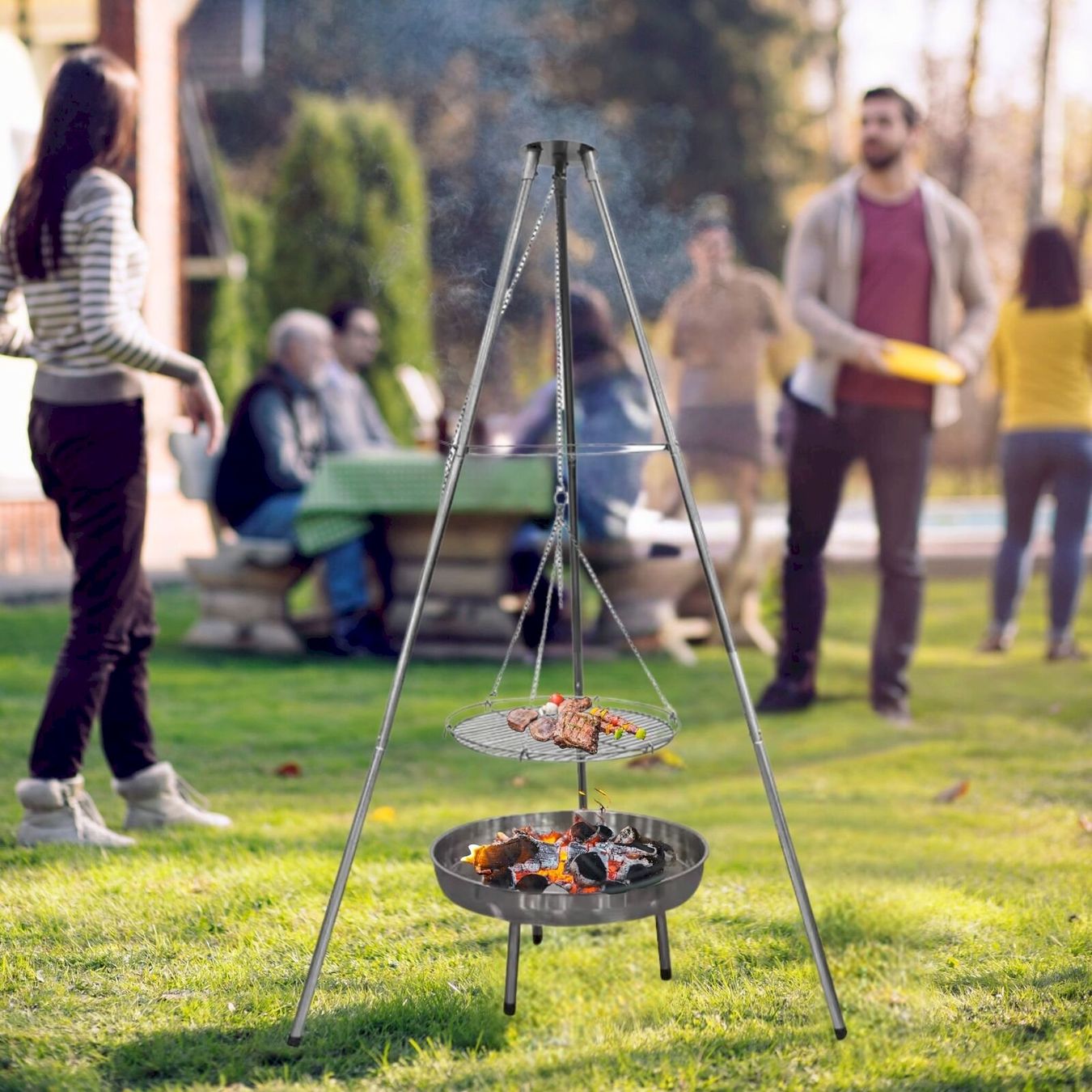 Bracieri: Schwenkgrill Edelstahl 180 cm – Nuovo e nell'imballaggio originale da Bottighofen venduto da zaap 2
