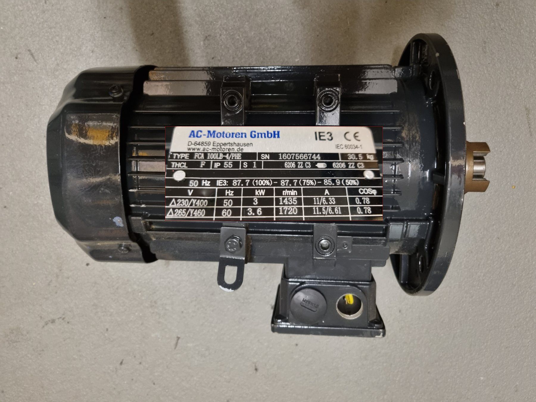 Motori: AC-Motoren Type FCA 100LB-4PHE – Usato da Zug venduto da jordi2005