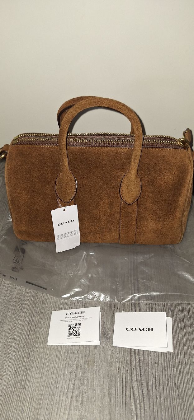 Coach Sacs: Coach Compass 25 suede brown – Neuf avec emballage d'origine à Wilen b. Wollerau par kat_35 9