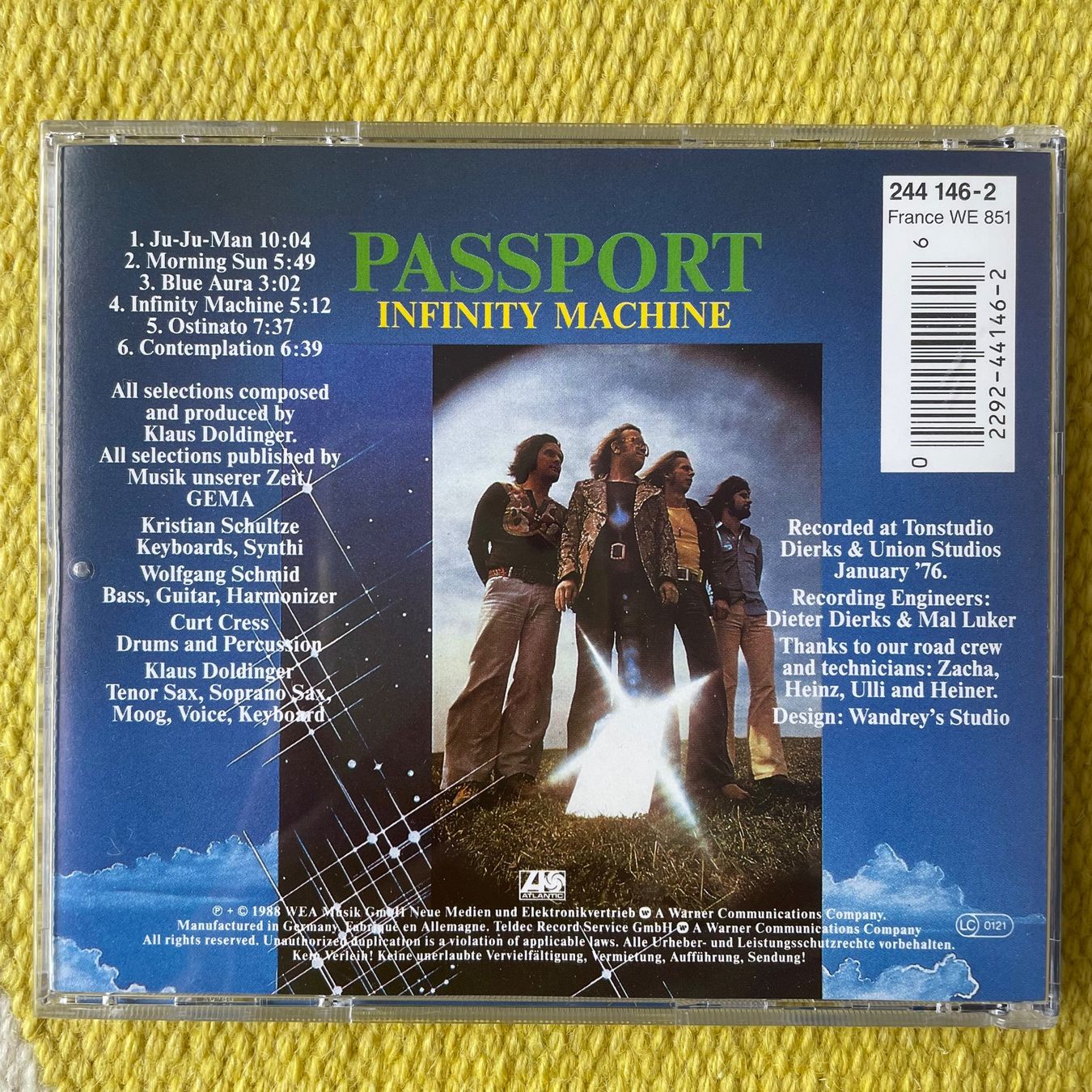 CDs: PASSPORT KLAUS DOLDINGER-INFINITY MACHINE – Gebraucht aus Rorschacherberg von CD-Roli 1