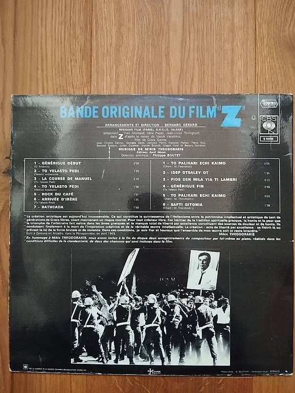 Dischi in vinile: Mikis Theodorakis "Z" – Usato da Biel/Bienne venduto da sli_679k 1