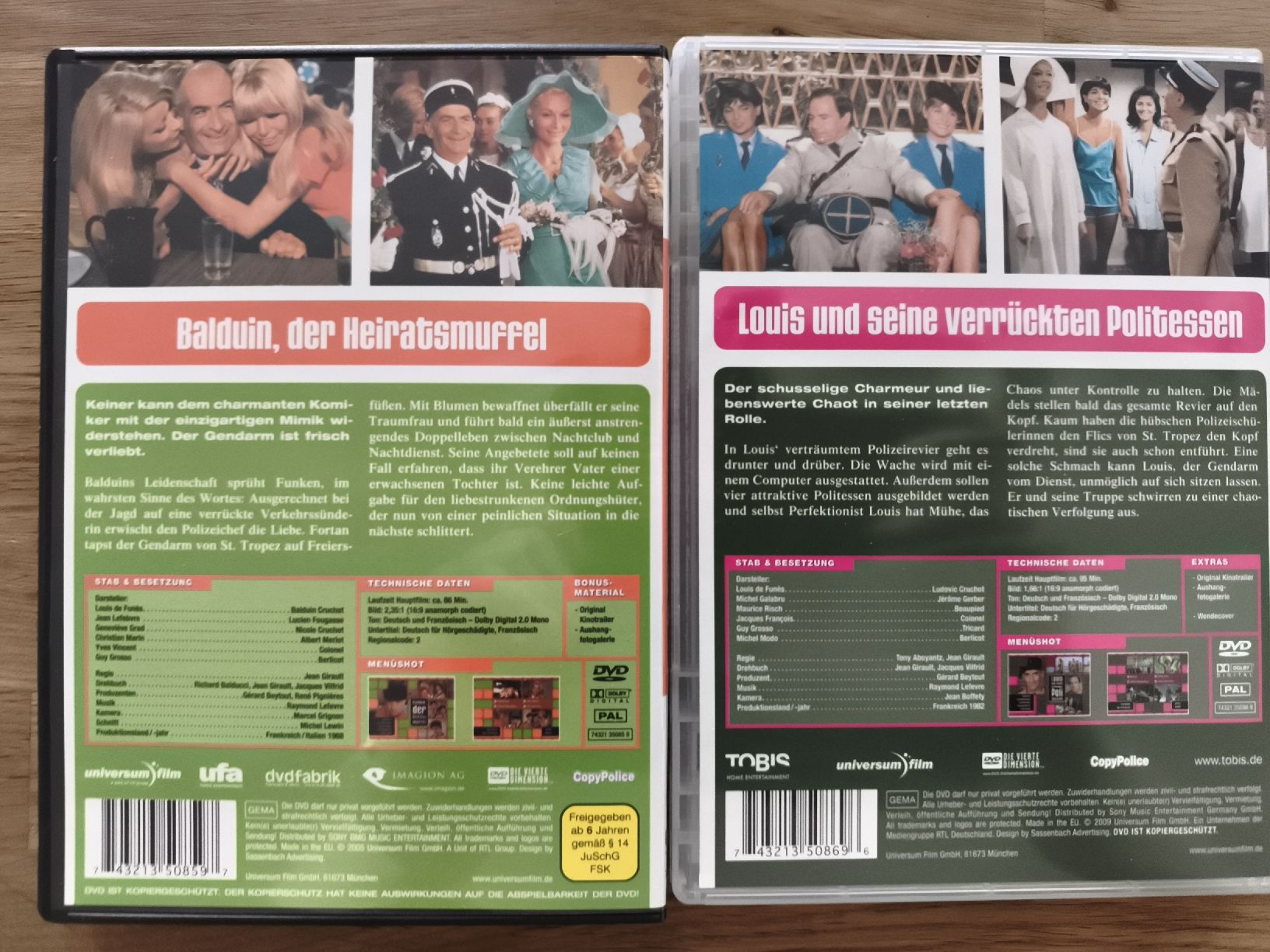 Tutti i DVDs: 4 DVDs - aus der Louis de Funès Collection – Usato da Obernau venduto da stimeroli 2