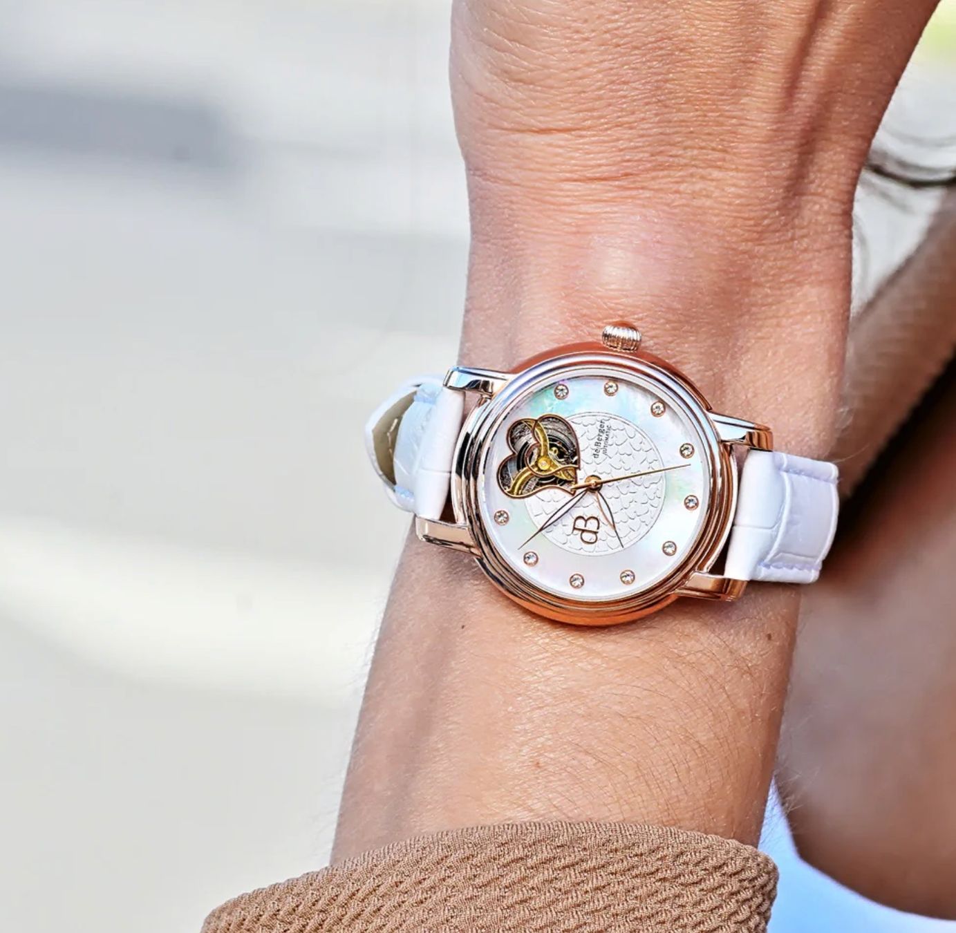 Orologi: de Berger "Love Edition" I Damen Automatikuhr I NEU – Nuovo e nell'imballaggio originale da Holzhäusern ZG venduto da MitgliedSeit2011 7
