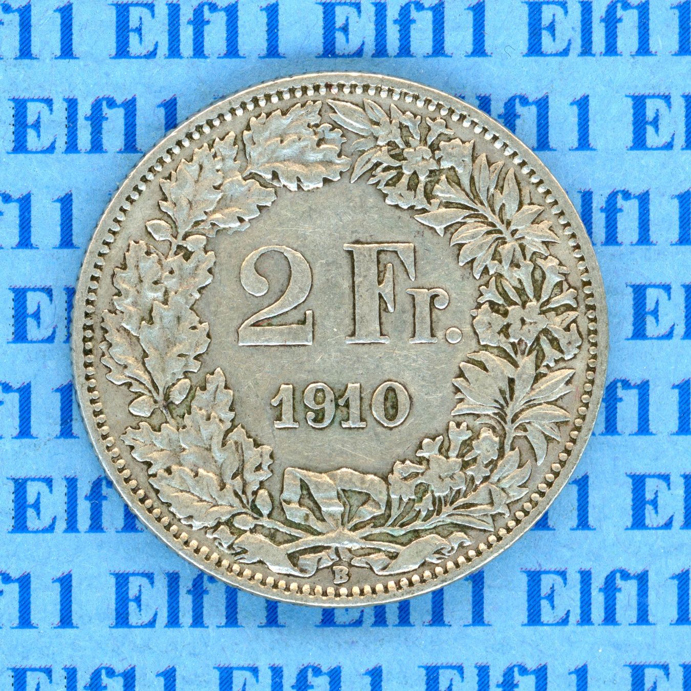 Tutti le monete: CHF___2.00 1910 -vz 2 Franken – Usato da Widnau venduto da Elf11