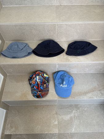5x Kinder Sommerhut, Sonnenhut, Bucket Hat, Gr. 110 ☀️