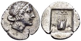 Lycian League. MASIKYTES silver Hemidrachm