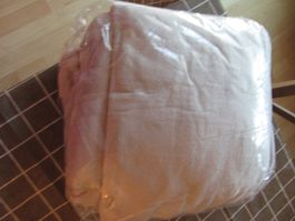 Wolldecke Fleece 130/180 grau neu