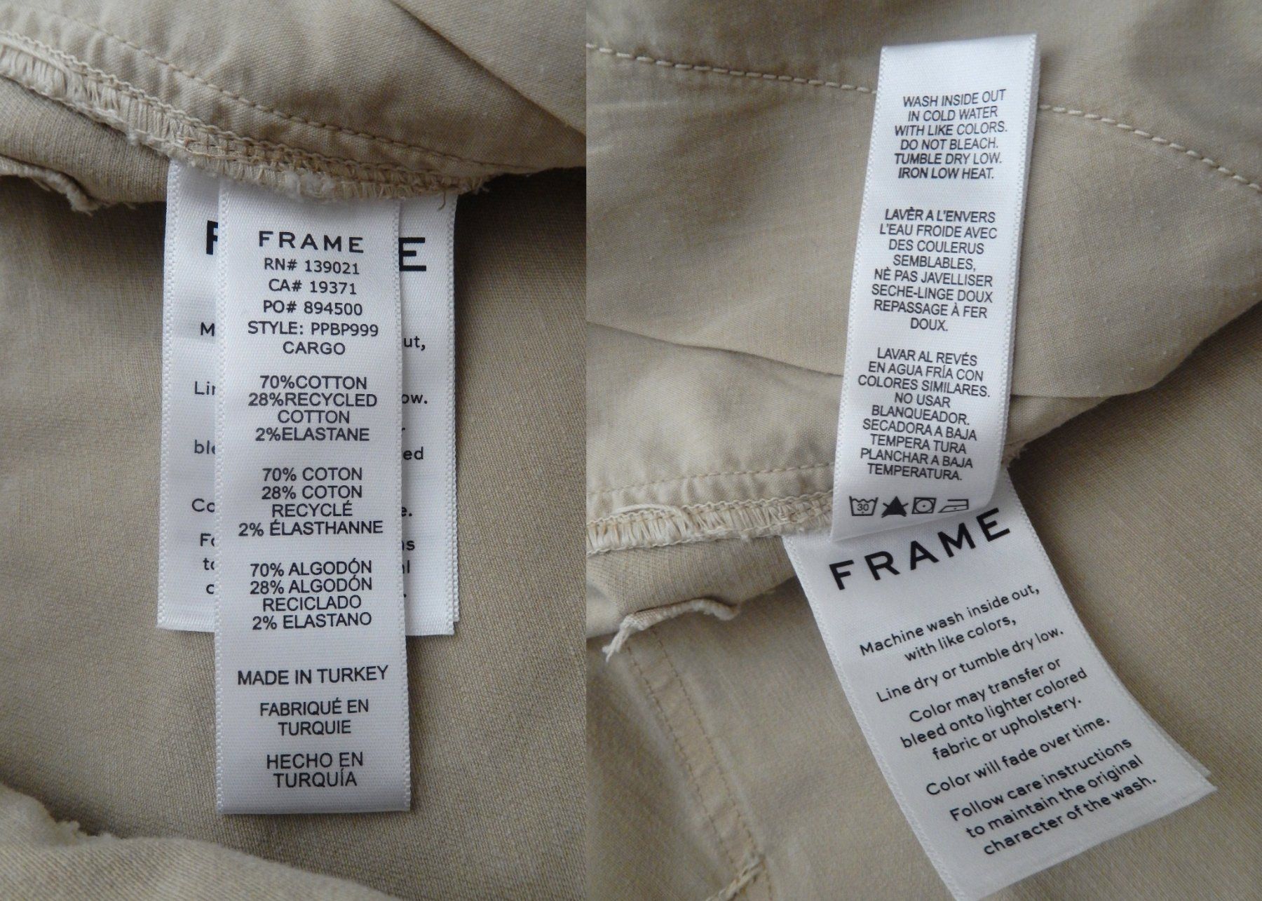 Pantalons: Orig. FRAME Paperbag-Cargohose Gr. 36 – D'occasion à Tuggen par vivira 9
