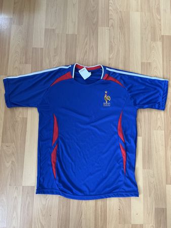 Frankrreich Fussball Trikot Grösse L, Sommer Sport top ⚽