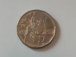 20 Corone ceche (Kč) 2012