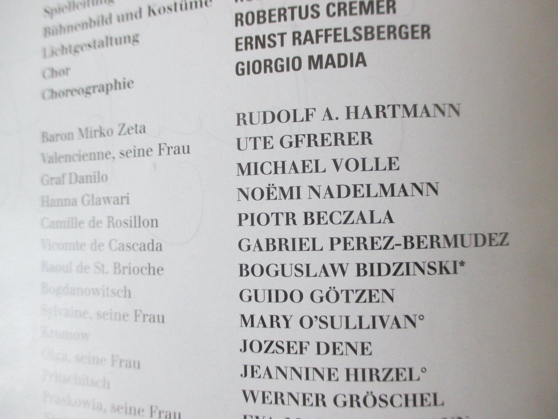 Autographes: Noëmi Nadelmann  Autogramm & Widmung  in Programmheft – D'occasion à Zürich par Daniel517 5