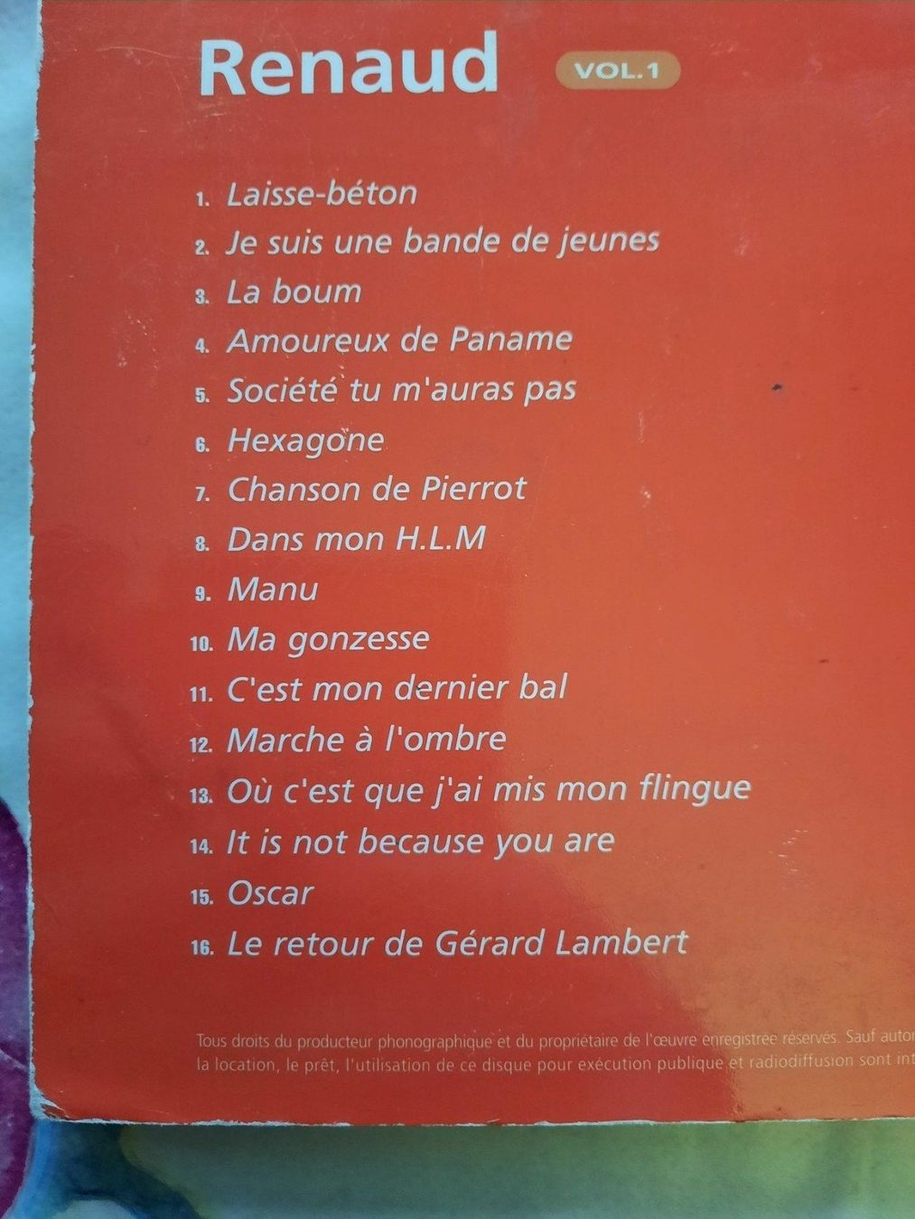 CDs: CD Renaud - Volume 1 – D'occasion à Pully par bro_n52j 2