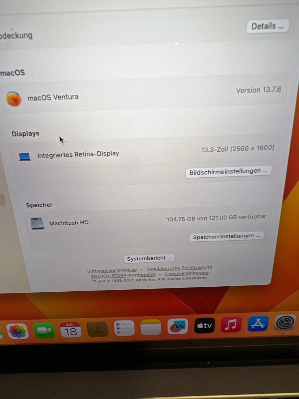 Apple Notebooks: MacBook Pro 13" 2017 Grey , Core i5, 8 GB Ram & 128GB #07 – Gebraucht aus Dietikon von speedkauf 5