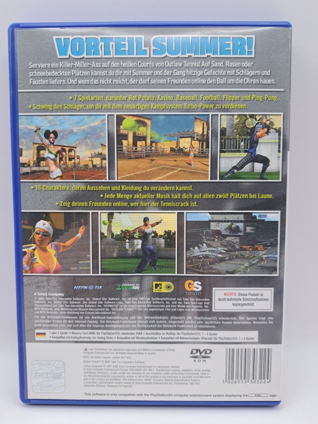 Giochi: Outlaw Tennis (Playstation 2/PS2) – Usato da Balgach venduto da Wasnwasn 1