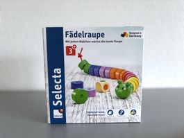 Spielzeug Fädelraupe Geschicklichkeit Motorik Farben Lernen