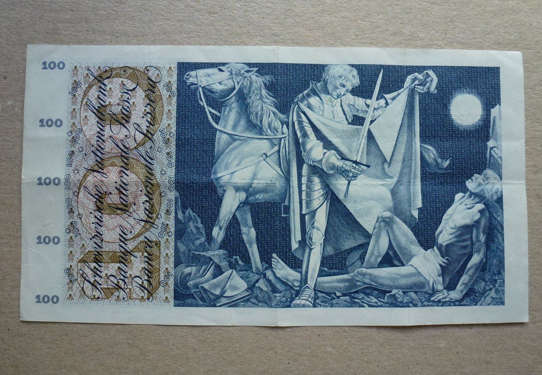 Billets de banque: Schweiz ++ 100 Franken 1. Januar 1967 – D'occasion à Walkringen par Casablanca777 1