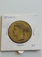 Medaille Alliance Française Bronze im Münzrahmen(2S1)