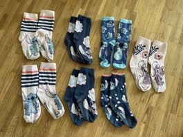 Socken Stitch Grösse 31-34, 7 Paar