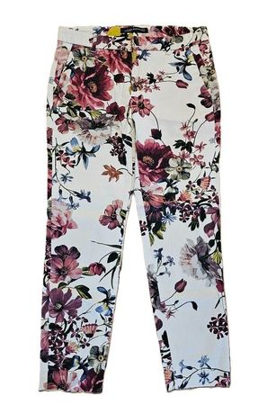 Zara Sommerhose – blumig Gr. 36