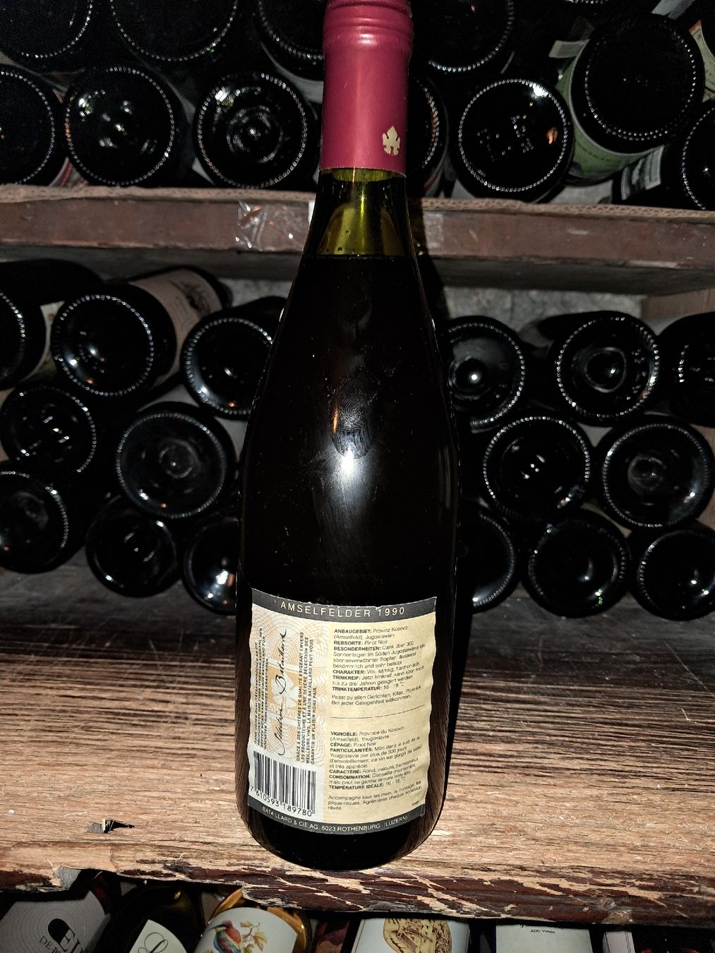 Vino: Amselfelder Tradition kosovo 1990 – Nuovo e nell'imballaggio originale da Le locle venduto da juliensaran 2