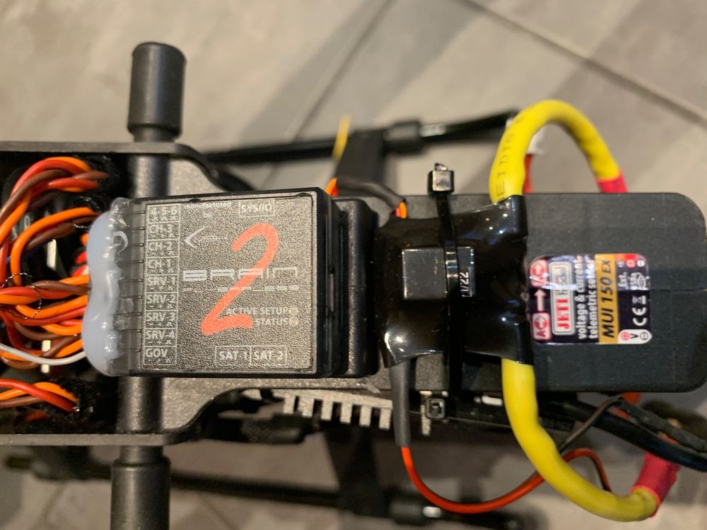 Monture Moteur Align T-Rex 550X - Référence H55B009AXT Neuve Originale