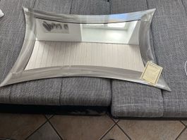 Metall-Design-Spiegel RAZZA 70x110cm, Unikat, gerahmt