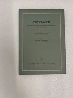 Altes Textbuch: Tiefland, Oper von Eugen d'Albert, Rarität